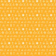 Seamless pattern with sea icons N2