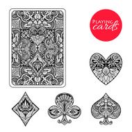 Decorative Card Suits Set