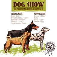 Dogs Show Illustration