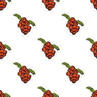 seamless pattern with rowanberry-1