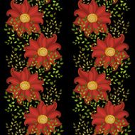 Vector seamless floral pattern N24