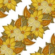 Vector seamless floral pattern N25