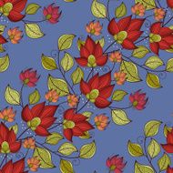 Vector seamless floral pattern N26