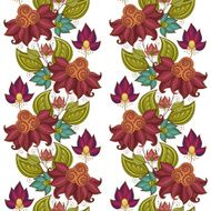 Vector seamless floral pattern N27