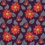 Vector seamless floral pattern N28