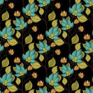 Vector seamless floral pattern N31