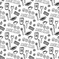 Good morning seamless pattern Vector pattern