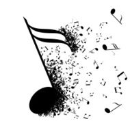 Abstract music design for use as a background N5