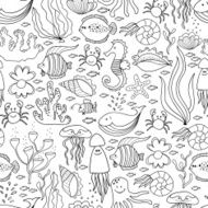 Seamless sea background