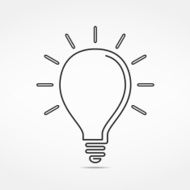 Light Bulb Line Icon