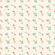 Hand drawn doodle vintage seamless pattern N7