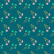 Vintage seamless floral pattern N7