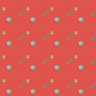 Vintage seamless floral pattern N9