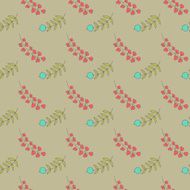 Vintage seamless floral pattern N10