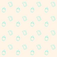 hand drawn seamless vector pattern