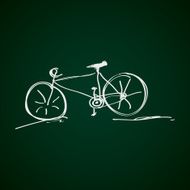 Simple doodle of a bicycle N4