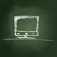 Sketch of a computer monitor N2