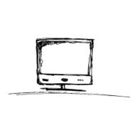 Sketch of a computer monitor N3