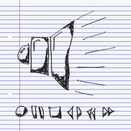 Simple doodle of a speaker N2