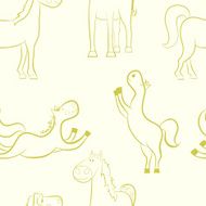 Horses pattern