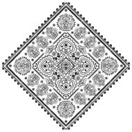 Tribal vector ethnic Mexican African ornament N3