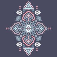 Tribal vector ethnic Mexican African ornament N4