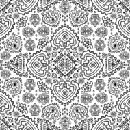 Tribal Mexican vintage ethnic seamless pattern N2