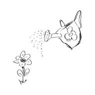 Simple doodle of a watering can N2