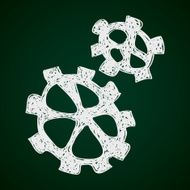 Simple doodle of some cogs N2