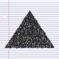 Simple doodle of a triangle N2