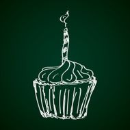 Simple doodle of a cake N4