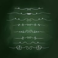 Hand drawn chalk style illustration N10