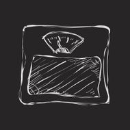 Simple doodle of a set scales