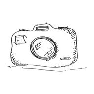 Simple doodle of a camera N4