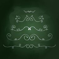 Hand drawn chalk style illustration N15