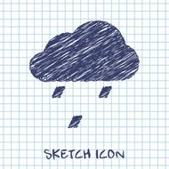 icon of rain