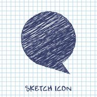 icon of text cloud