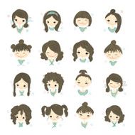 Cute Girl Smiling Sketch For Your Design N33