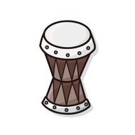 musical instrument drum doodle N2