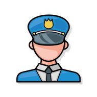 police officer doodle