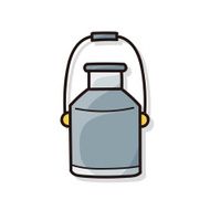milk bucket doodle