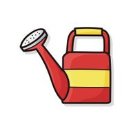 Watering buckets doodle