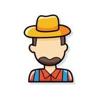 farmer doodle