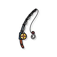 Fishing rod doodle