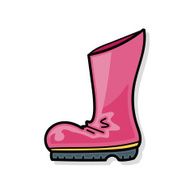 Rain boots doodle N2