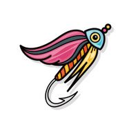 Fishing bait doodle N2