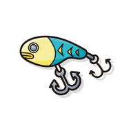 Fishing bait doodle N7