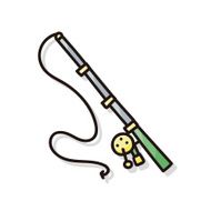 Fishing rod doodle N2