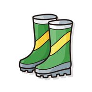 Rain boots doodle N3