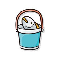 Fishing bucket doodle N3